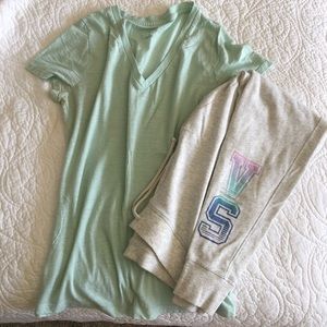 Victoria’s Secret Light Gray Sweatpants